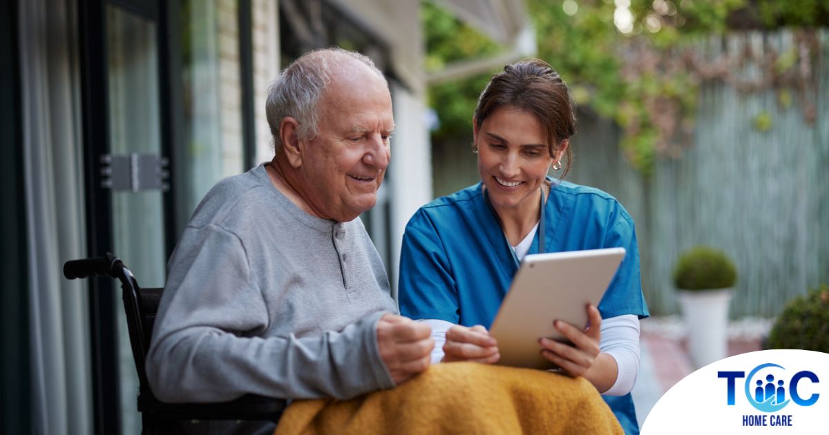 Discussing options for home care vs. assisted living